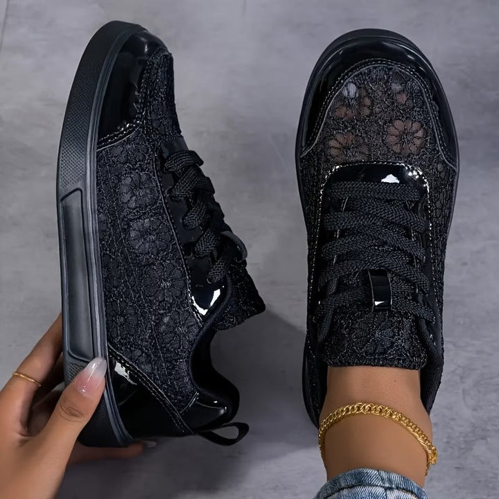 Lazo | Zapatillas de Encaje Floral