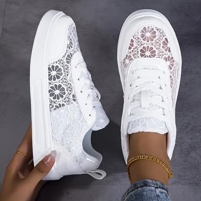 Lazo | Zapatillas de Encaje Floral
