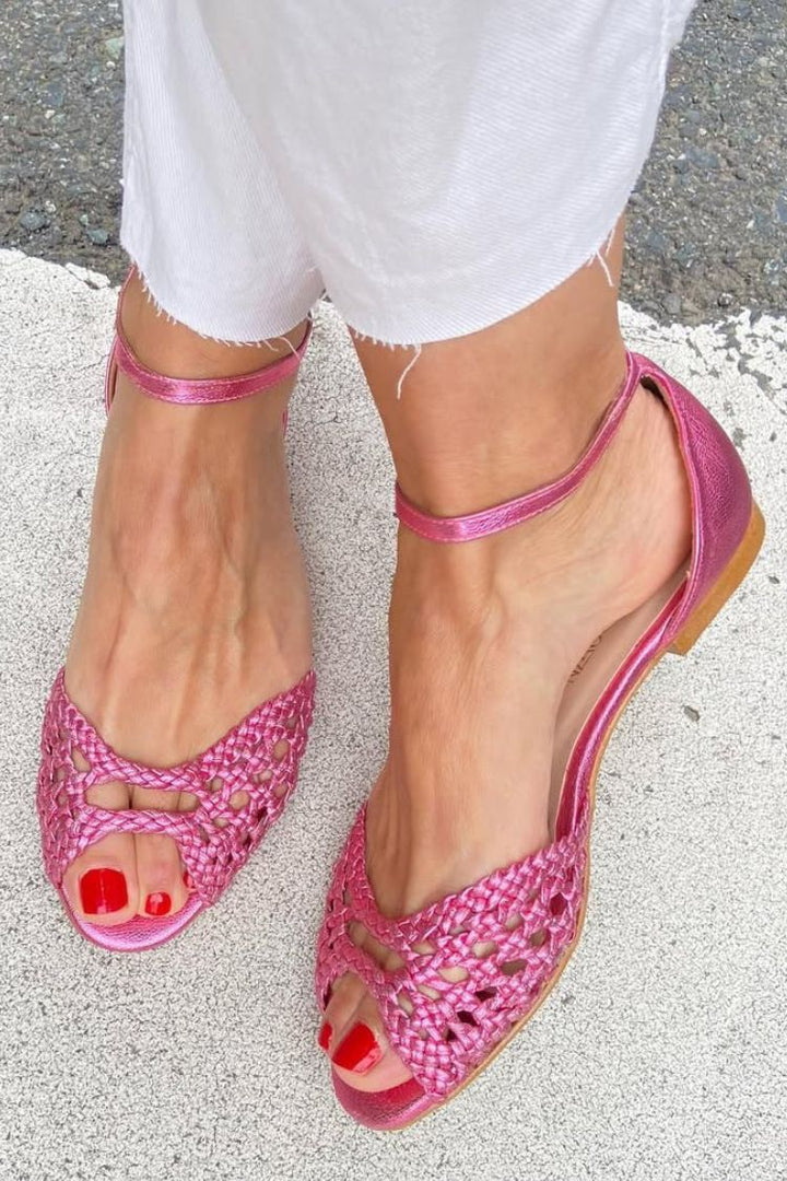 Sandalias con tira al tobillo