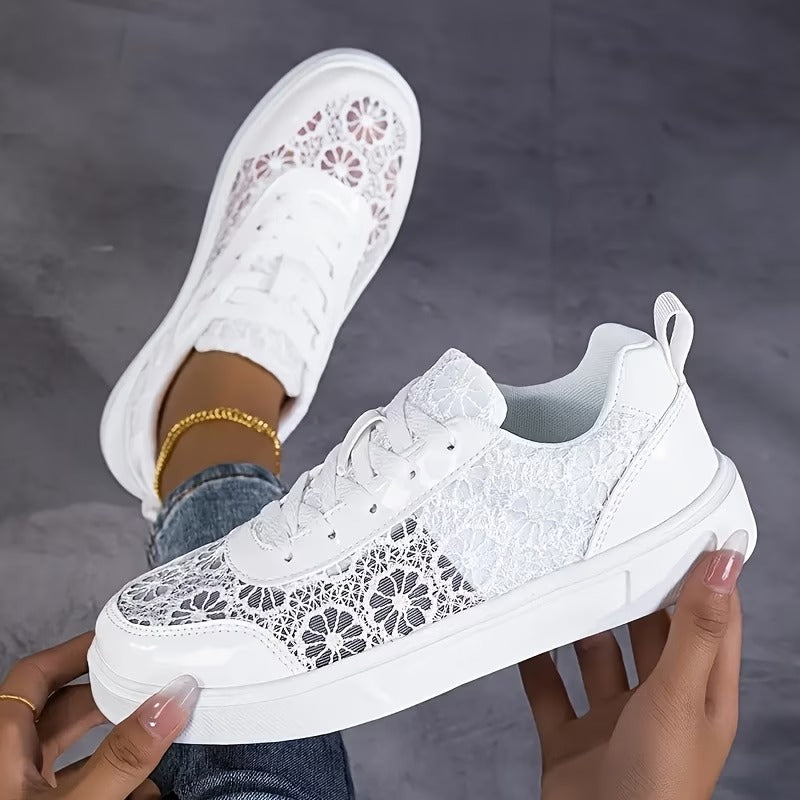 Lazo | Zapatillas de Encaje Floral