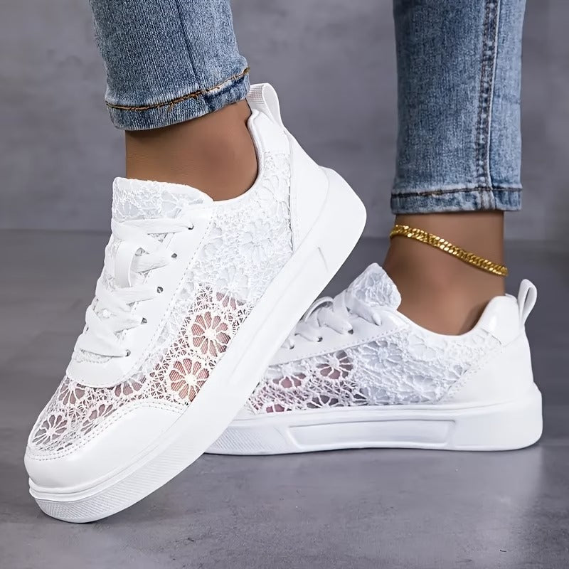 Lazo | Zapatillas de Encaje Floral