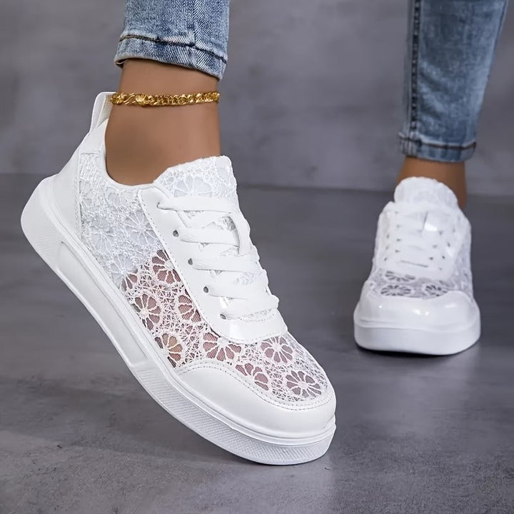 Lazo | Zapatillas de Encaje Floral